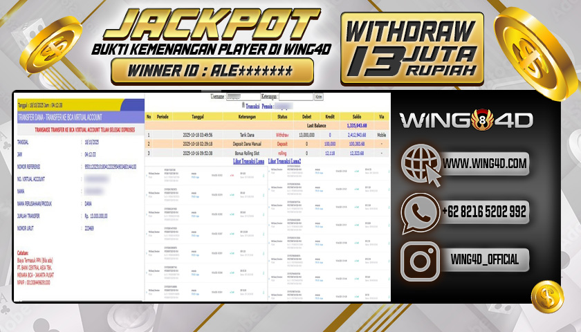 Prediksi WING4D | Prediksi dan RTP Jitu Situs WING4D