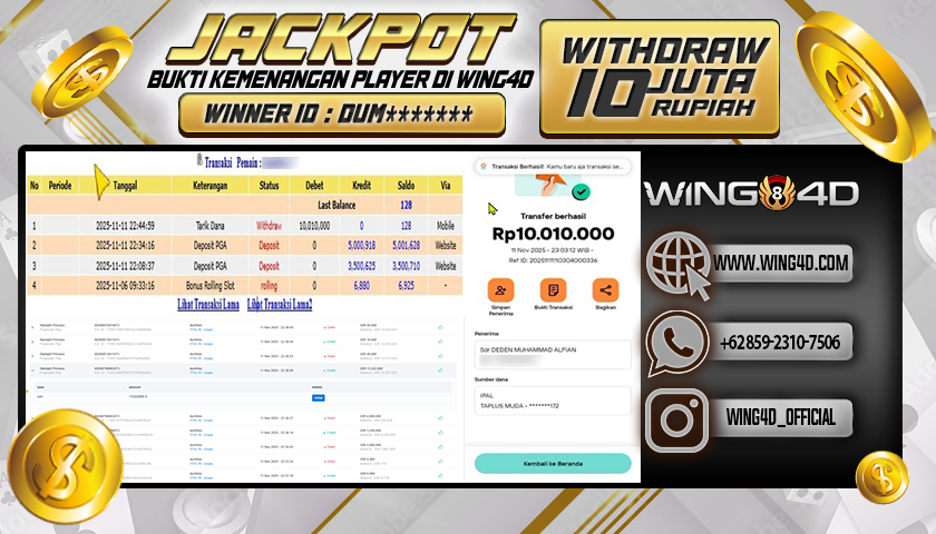 Prediksi WING4D | Prediksi dan RTP Jitu Situs WING4D