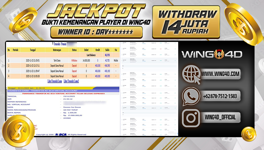 Prediksi WING4D | Prediksi dan RTP Jitu Situs WING4D