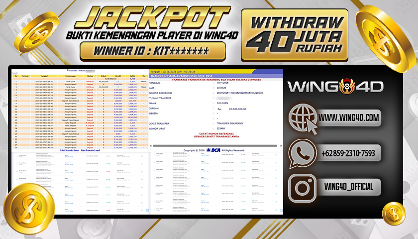 Prediksi WING4D | Prediksi dan RTP Jitu Situs WING4D