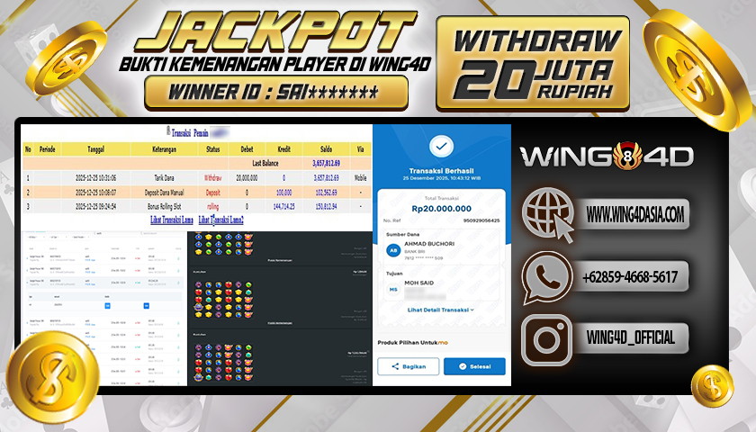 Prediksi WING4D | Prediksi dan RTP Jitu Situs WING4D