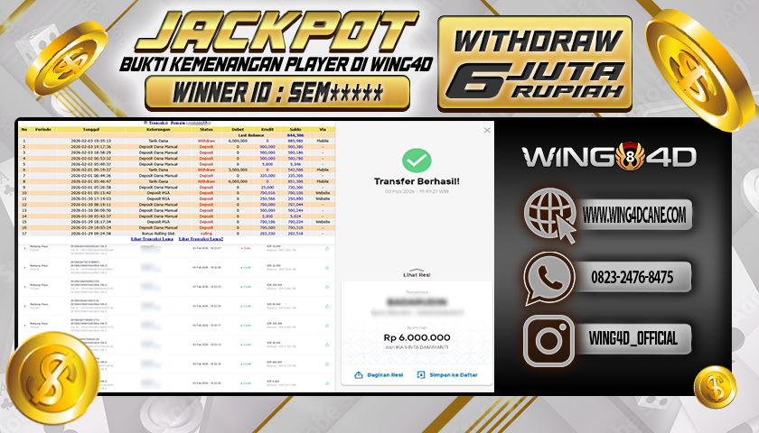 Prediksi WING4D | Prediksi dan RTP Jitu Situs WING4D