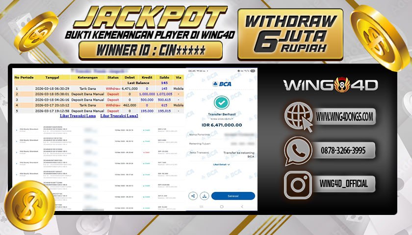 Prediksi WING4D | Prediksi dan RTP Jitu Situs WING4D