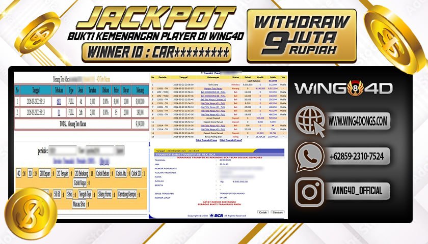 Prediksi WING4D | Prediksi dan RTP Jitu Situs WING4D